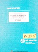 Pratt & Whitney-Pratt Whitney MC 1000, Machining Center Operations and Maintenance Manual 1966-MC 1000-06
